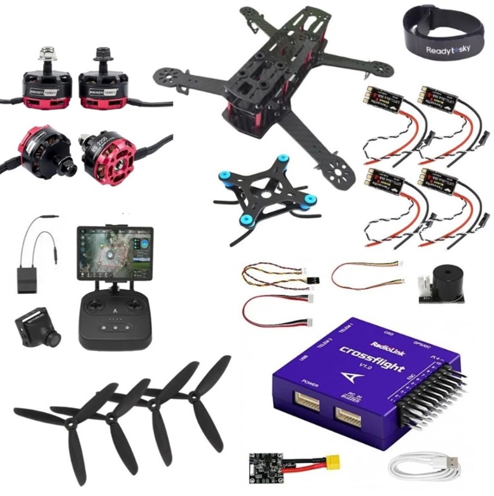 5 inch FPV 3s Drone DIY Kit with Crossflight Radiolink 
